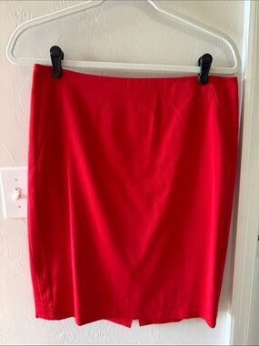The Limited red pencil skirt